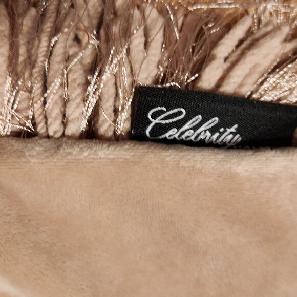 Coffee Brown Faux Fur Pillow Sham || 15x22 EUC - Picture 2 of 9